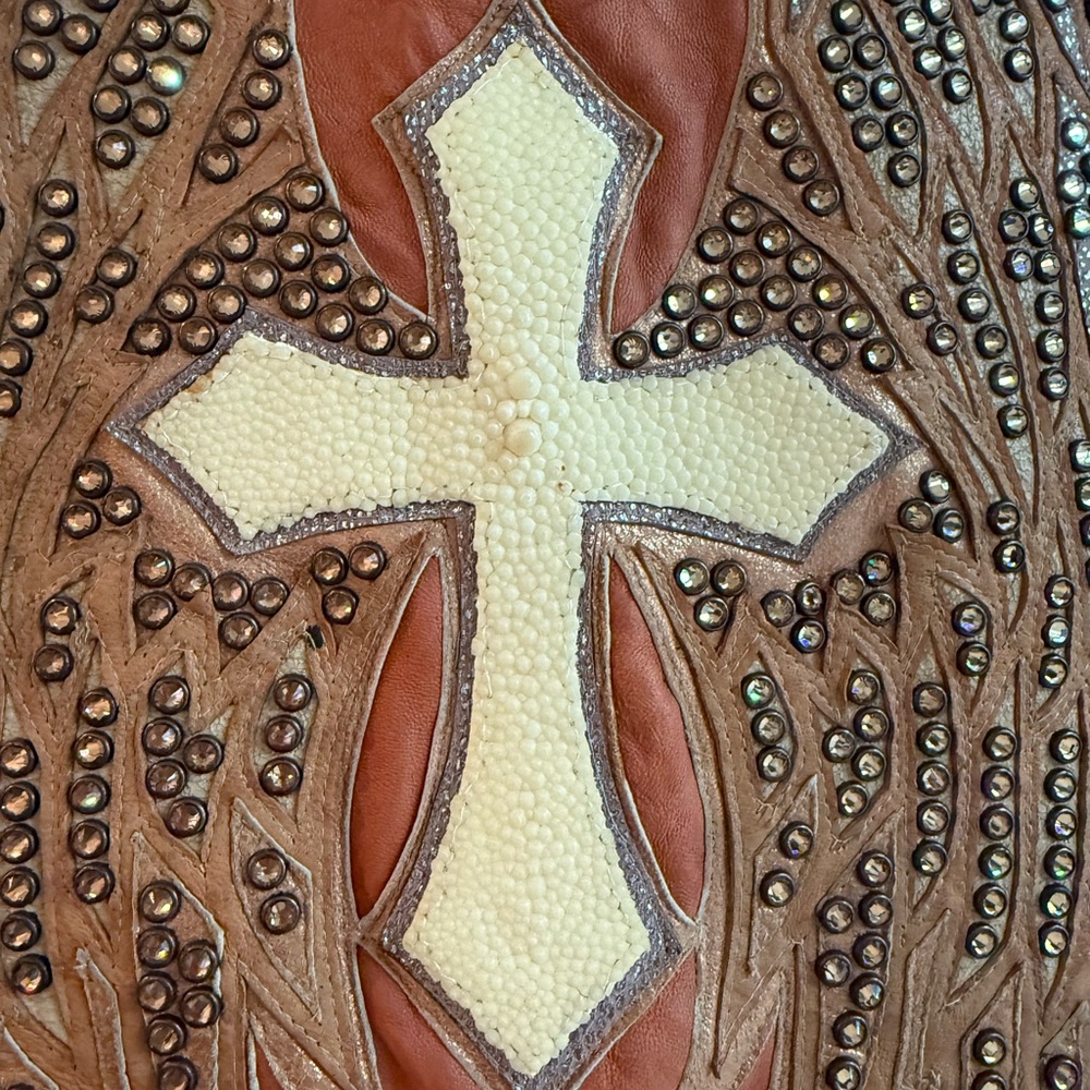 Corral stingray and lamb skin Leather Jacket rare masterpiece - Picture 6 of 16